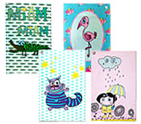 Torchon Rigolo Lino 50x70 Cm - 100% Coton, Messages Humoristiques